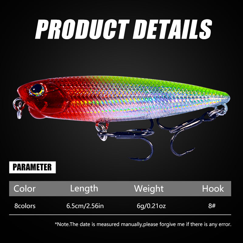2.56inch 0.21oz Sinking Pencil Lure