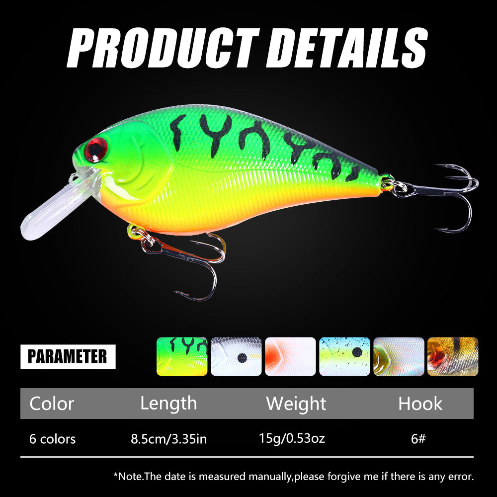 8.5CM 15G Crankbait Lure