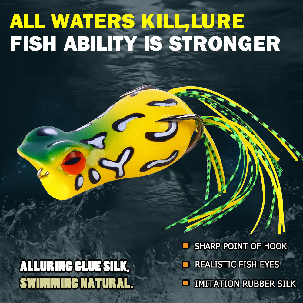 5CM 12G Frog Lure Sillicon Bait