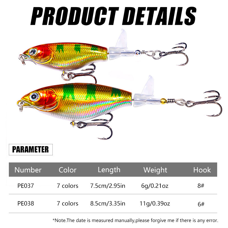 6G/11g Pencil Lure 7 colors available