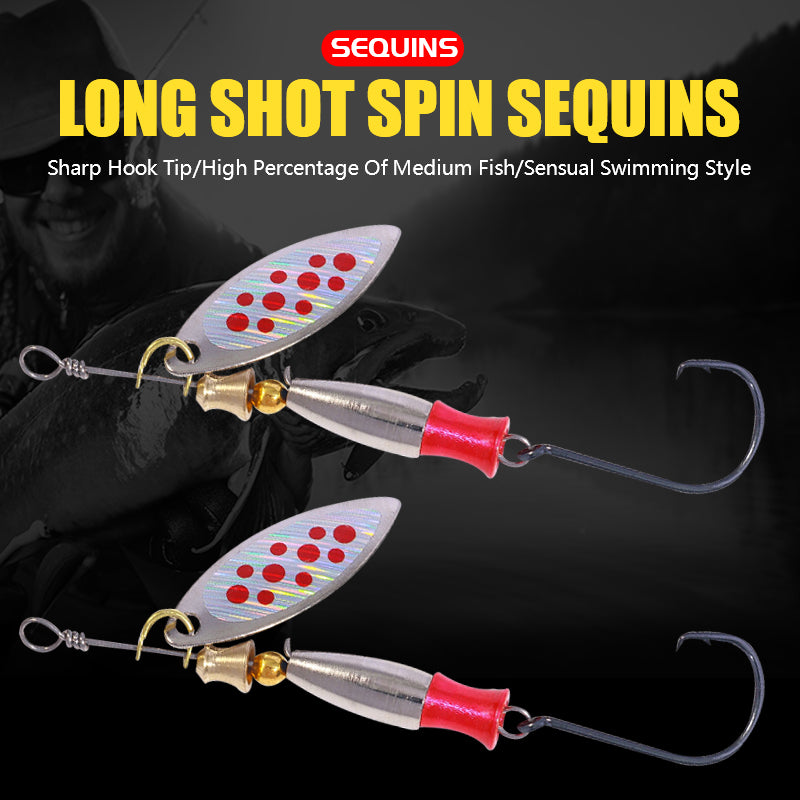 7.5CM 7.2G Spinner Bait Metal Lures
