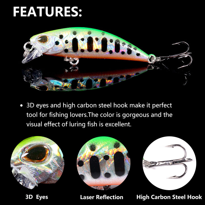 5.8cm 5.4g Sinking Minnow Bait