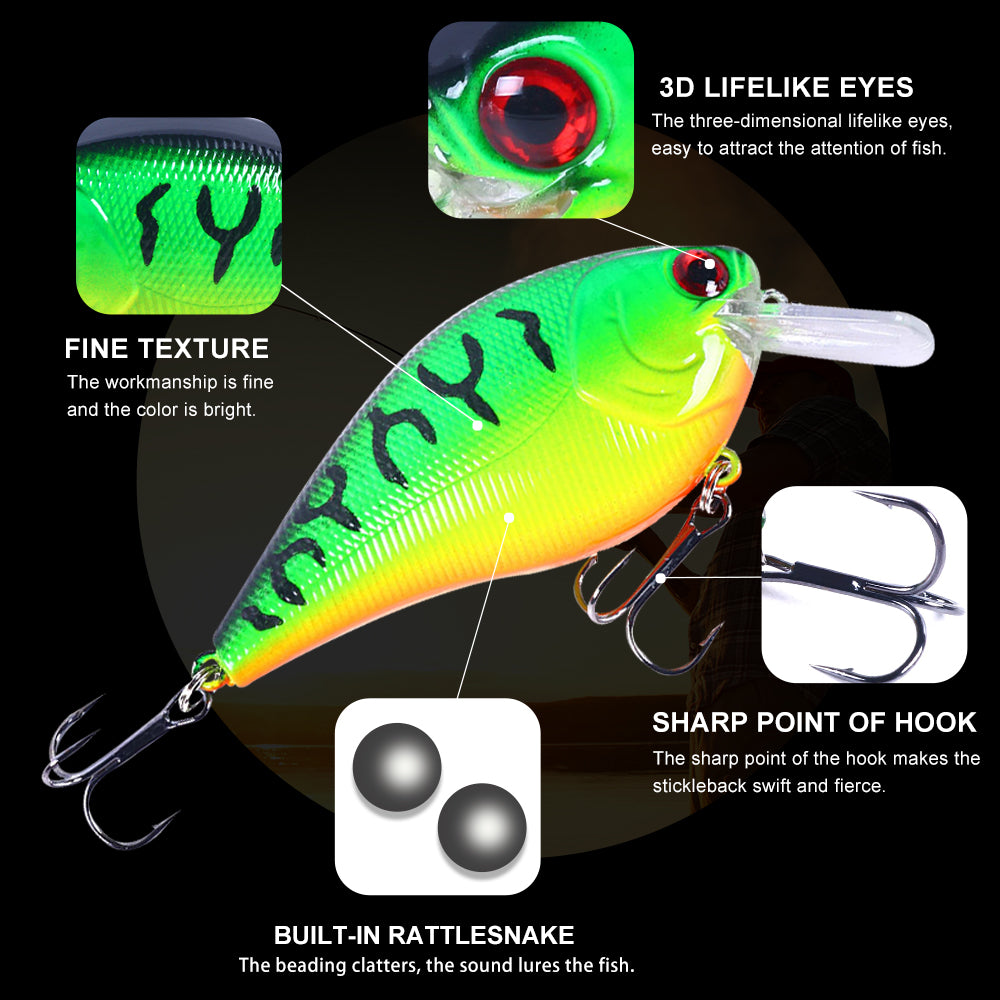 8.5CM 15G Crankbait Lure