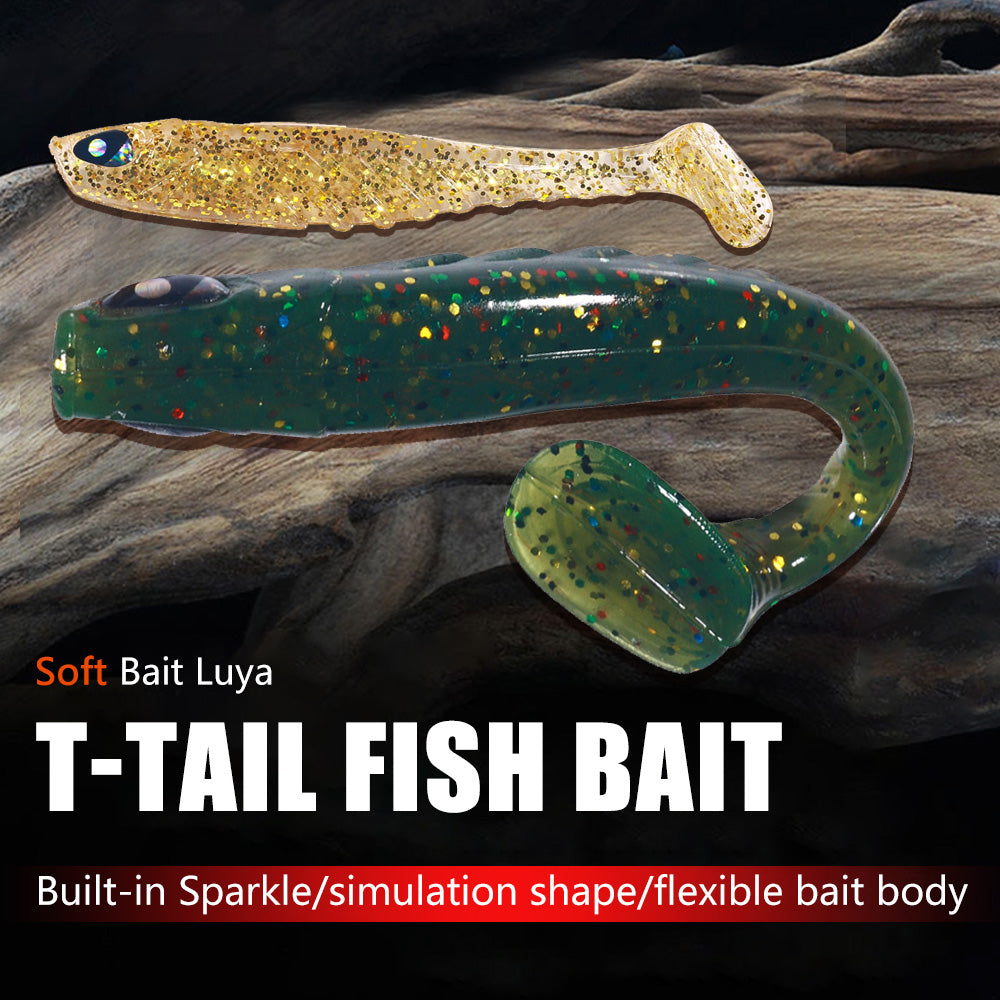9CM Soft Lures Silicone Bait 6pcs/bag