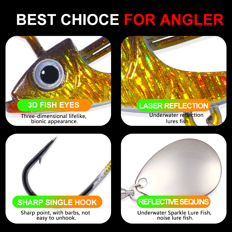 7G 10G 15G Jig Hook with Blade