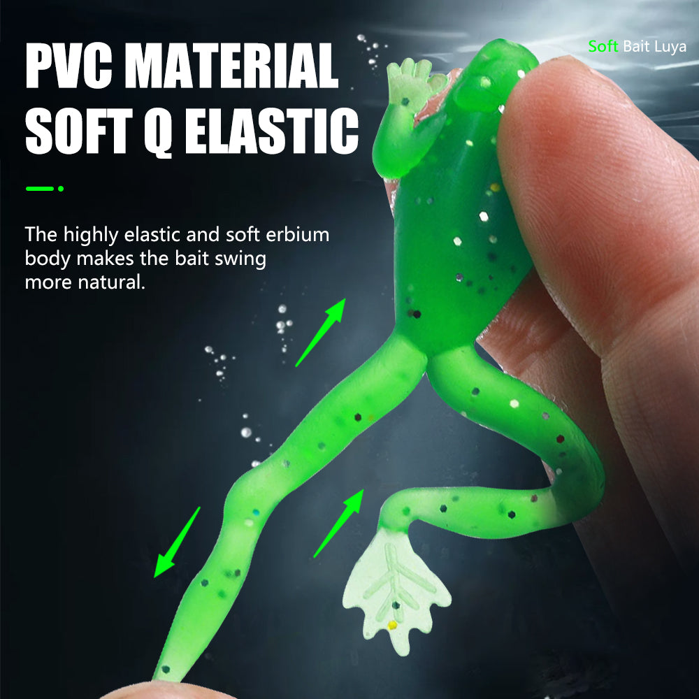5.5CM Soft Frog Bait, 5pcs/bag