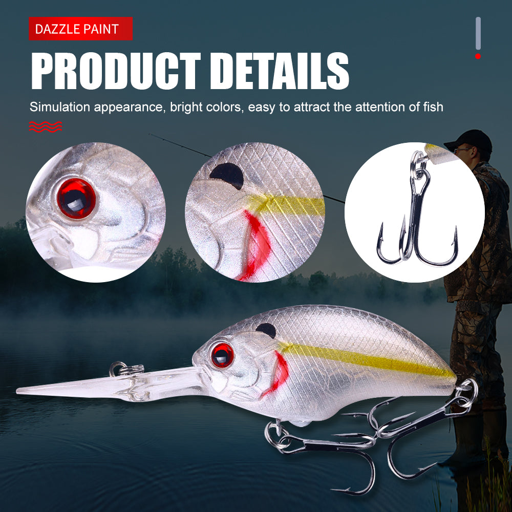 9CM 13G Long Lip Crankbait Lure