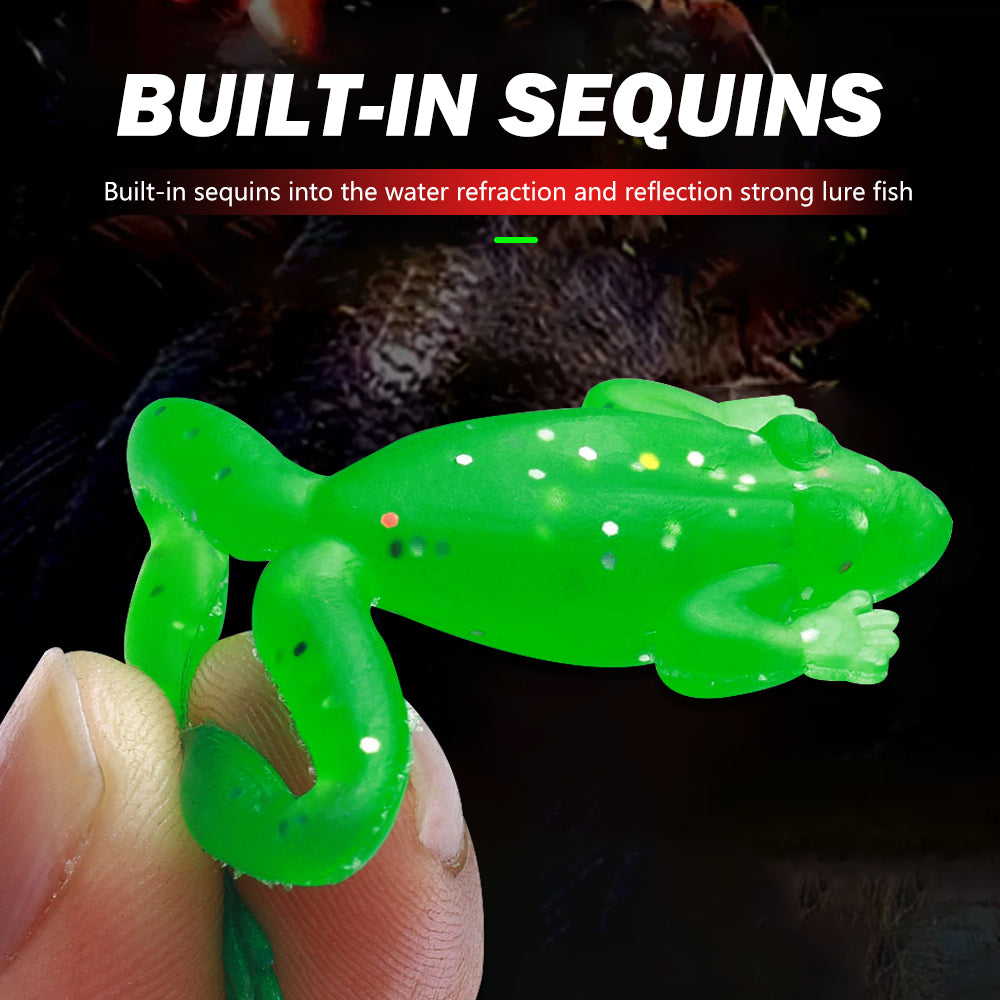 5.5CM Soft Frog Bait, 5pcs/bag