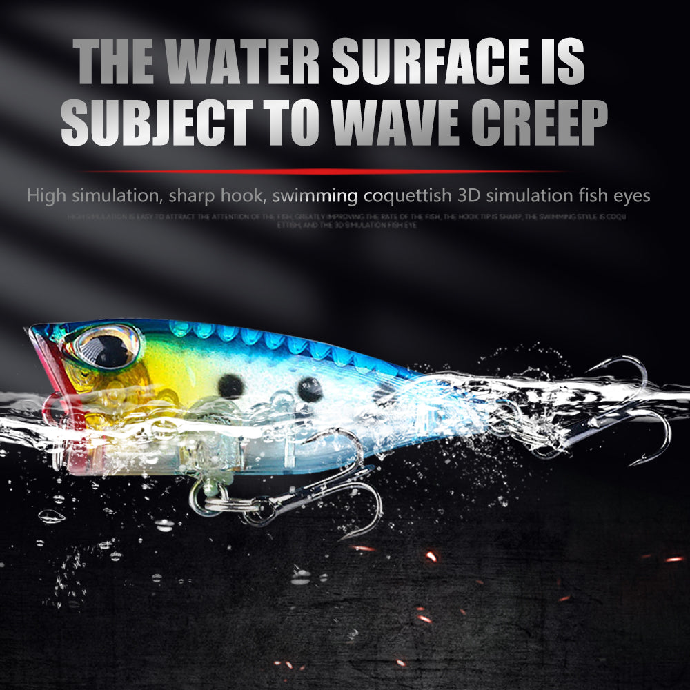 4CM 3.3G Popper Fishing Lures