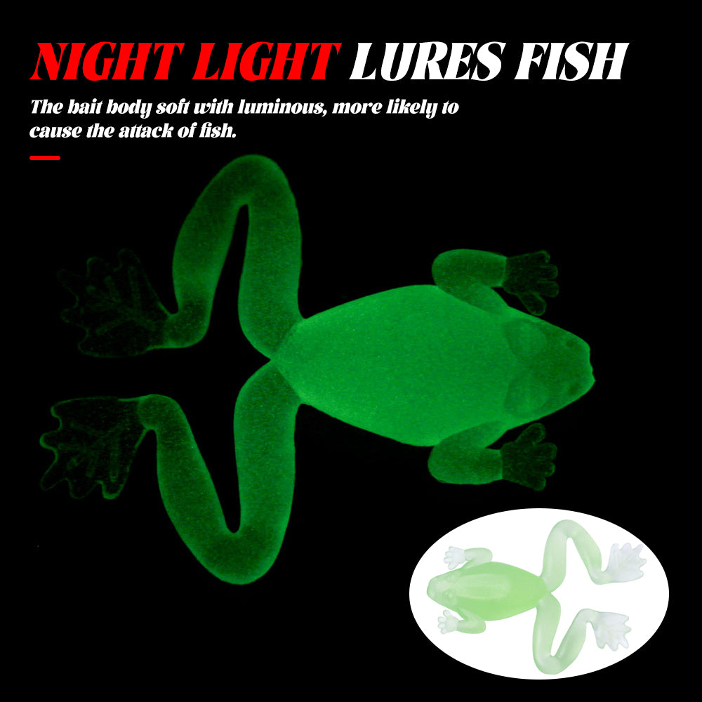 5.5CM Soft Frog Bait, 5pcs/bag