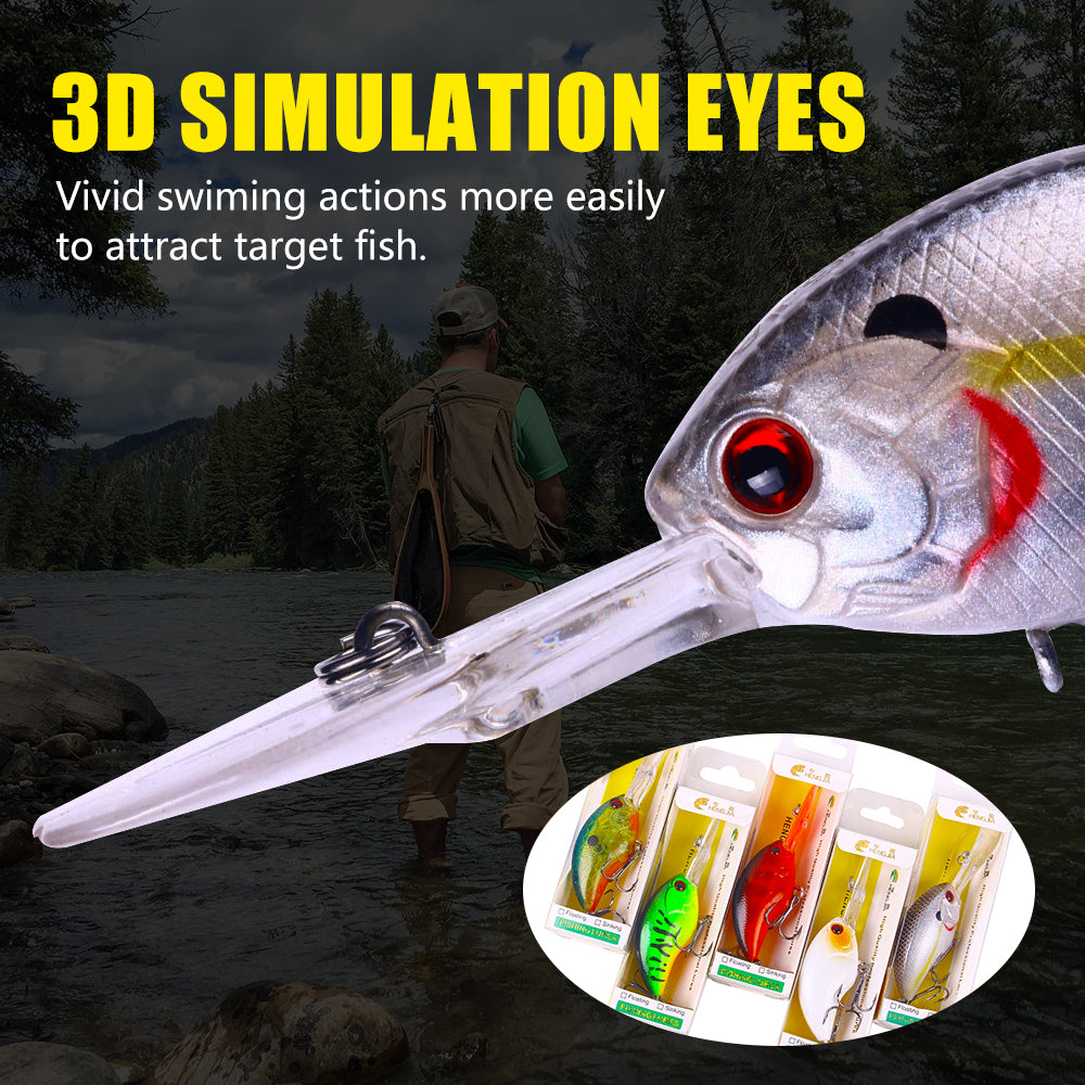 9CM 13G Long Lip Crankbait Lure