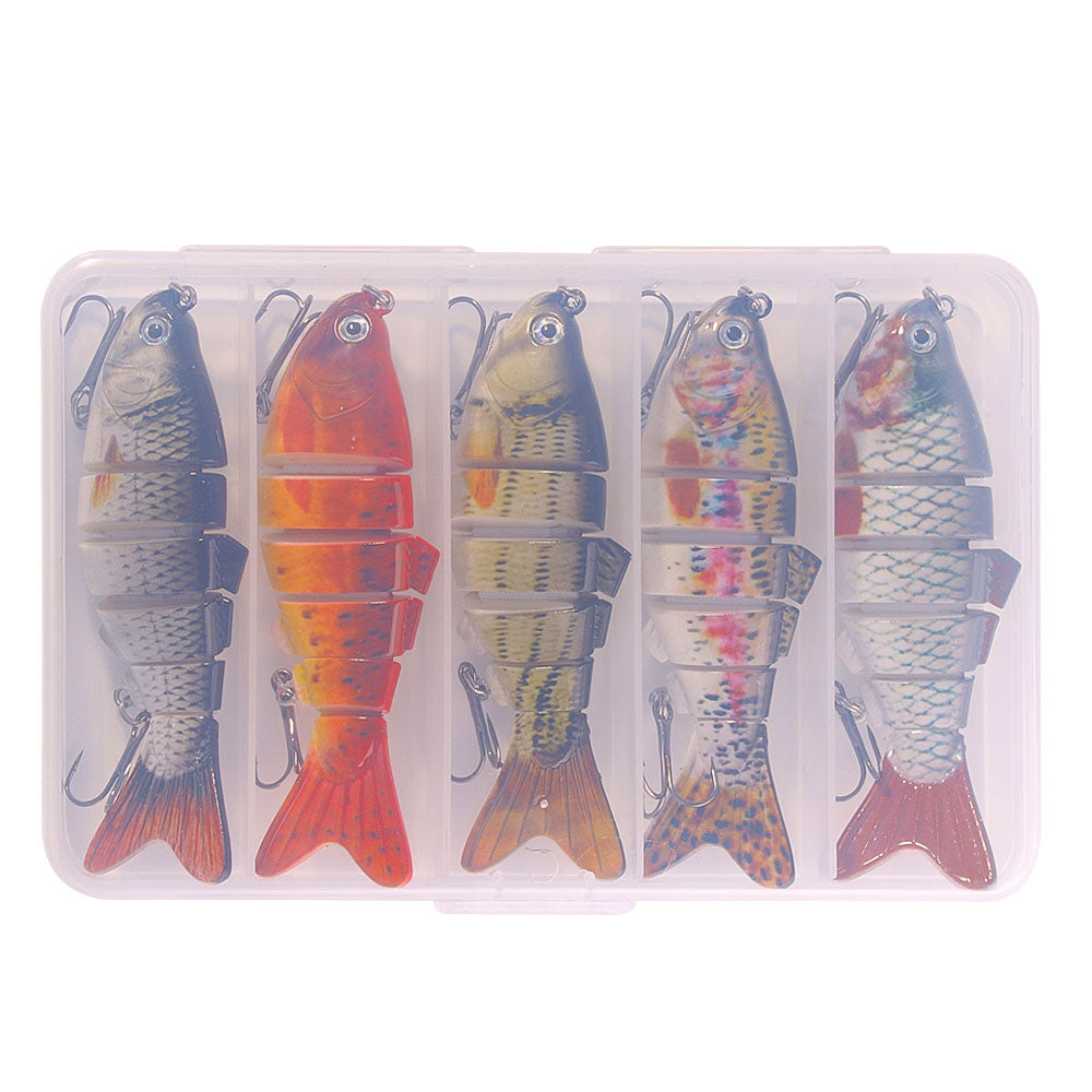 HENGJIA 10CM 18G 6 Section Lure Segment Jointed Swimbait