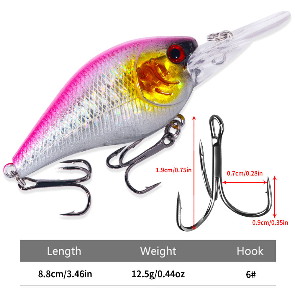 8.8CM 12.5G Crankbait Lures