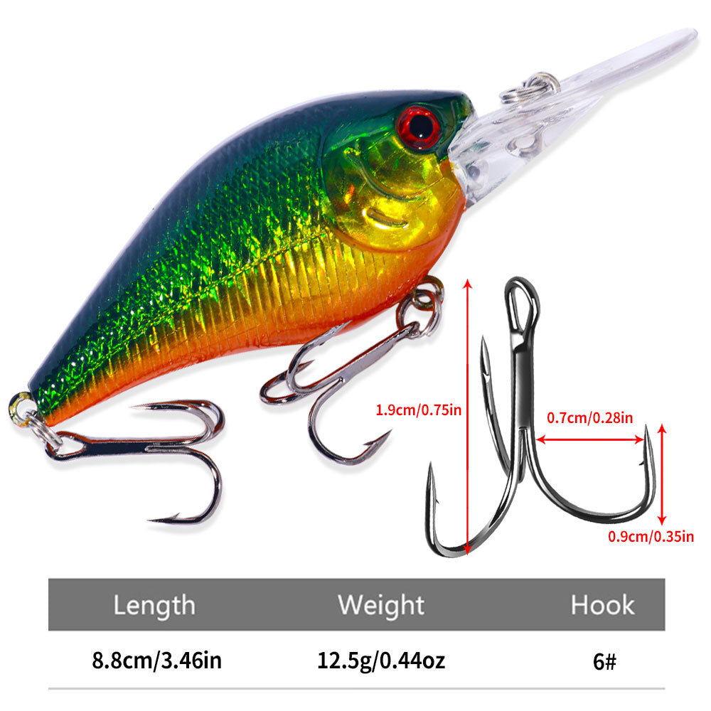 8.8CM 12.5G Crankbait Lures