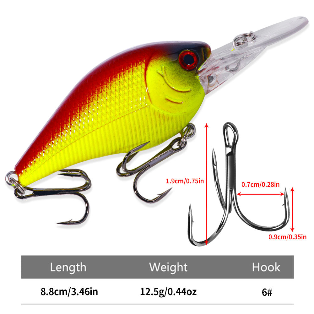 8.8CM 12.5G Crankbait Lures