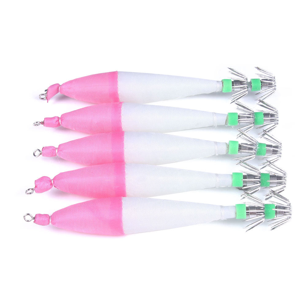 10.5CM-6.3G Squid Jig, 5pcs/bag