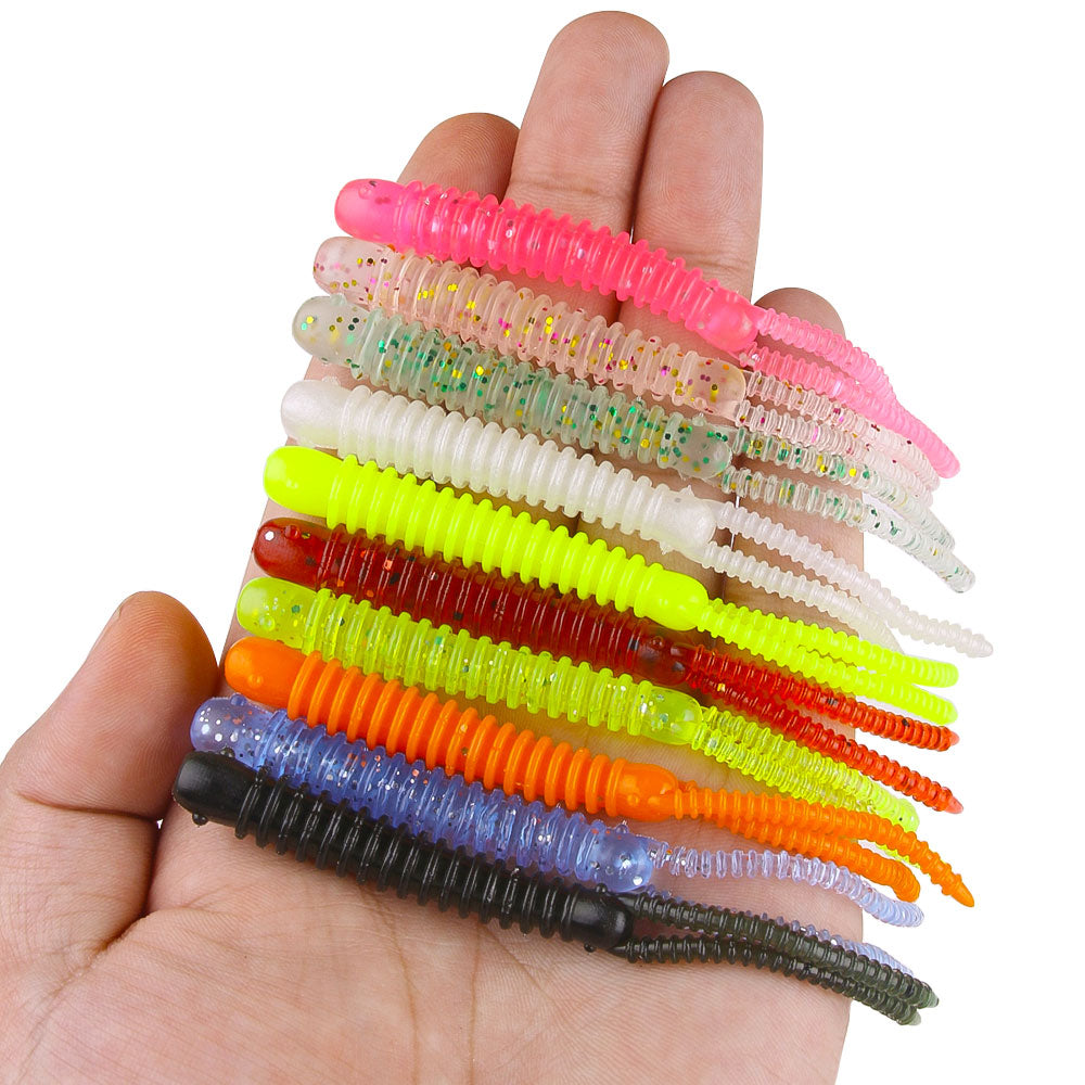 Soft Lure 10CM-3G 5pcs/bag Pesca Worm Fishing Lure