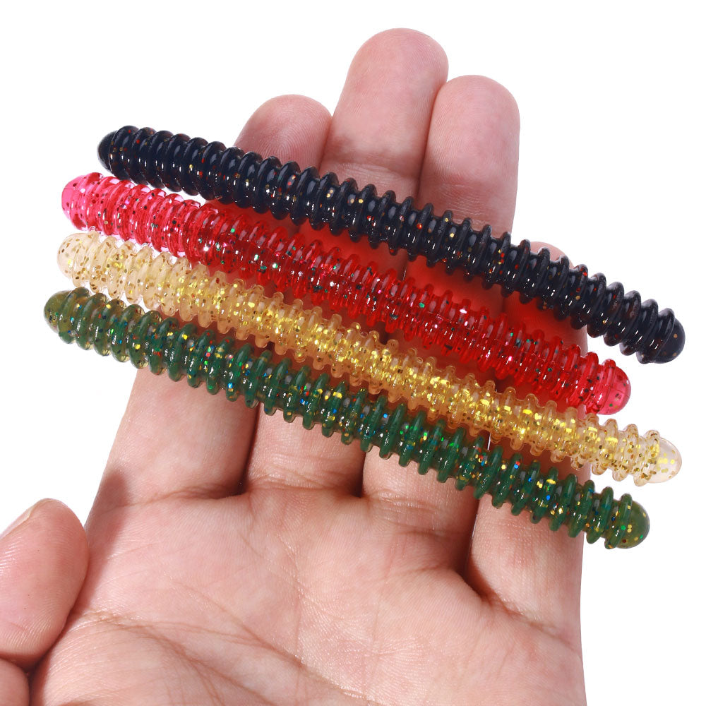 10.5CM 5.6G Worms Soft Lure 6pcs/Bag