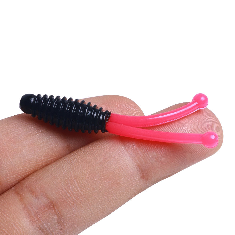 4cm Double Tail Soft Bait, 20pcs/bag