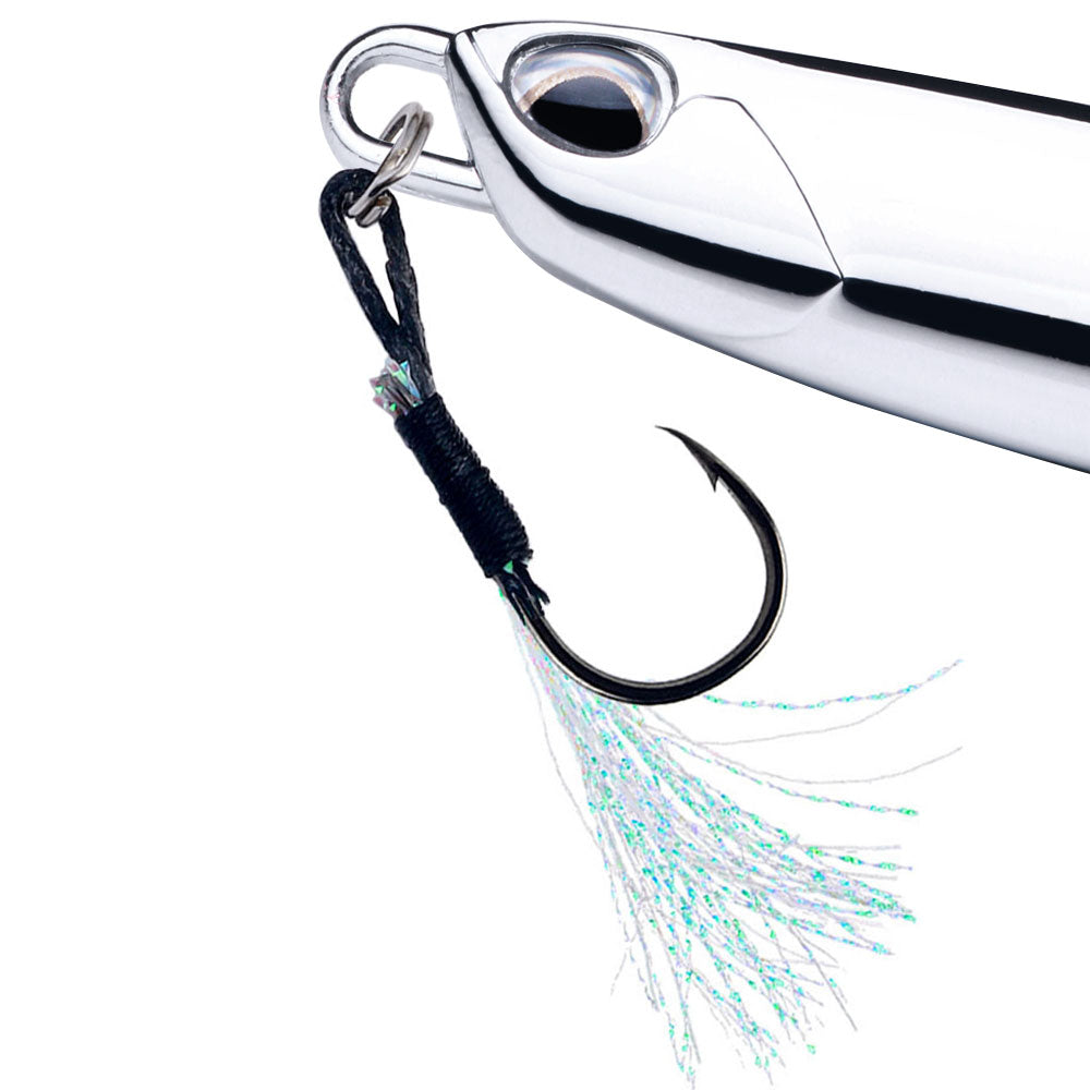 30G 40G Electroplated Metal Lead Jig Hook