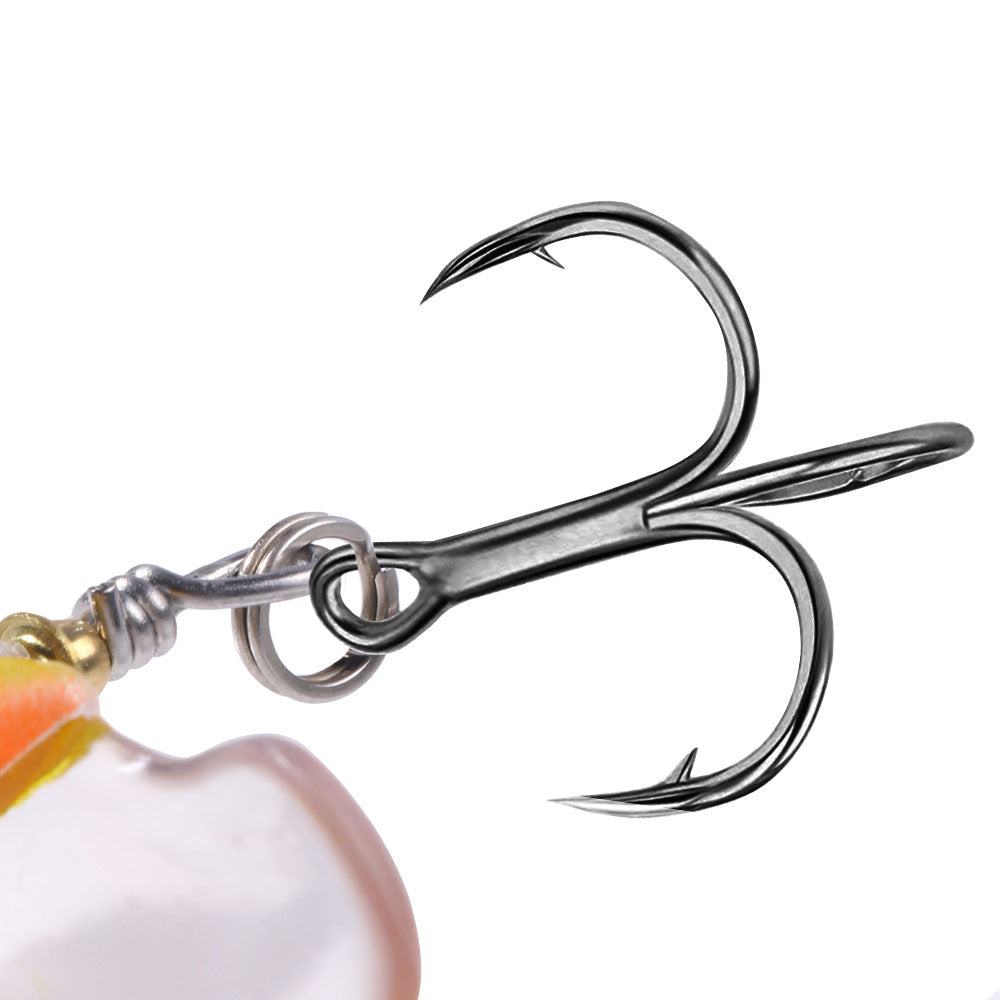 5pcs box set HENGJIA 10cm 13.5g Topwater Fishing Lures Whopper Popper for Bass Catfish Pike Perch Floating Pencil Bait With Rotating Tail for Freshwater or Saltwater