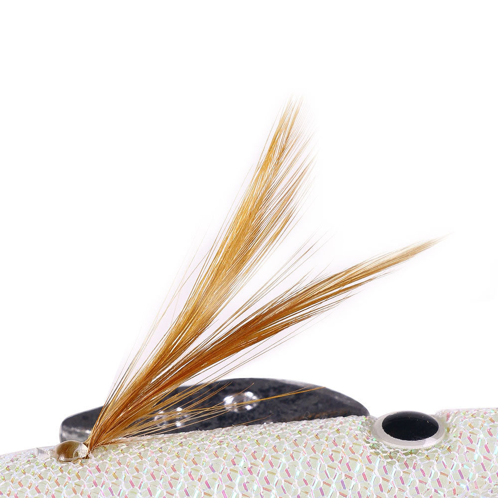White Color Fluorescent Shrimp Jigs 2.0# 2.5# 3.0# 3.5# 4.0#