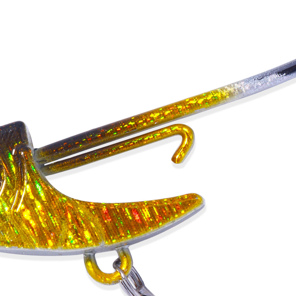 5pcs set Mix Color HENGJIA 7g Metal Jig Head Hooks Barbed with Spinner Blade for Soft Worm Bait