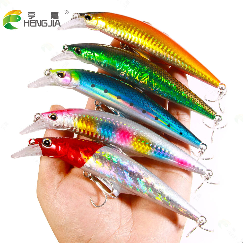 HENGJIA 139mmM 44.6g Hard Minnow Bait Sinking Large Hard Bait for Bass Trout Walleye Redfish
