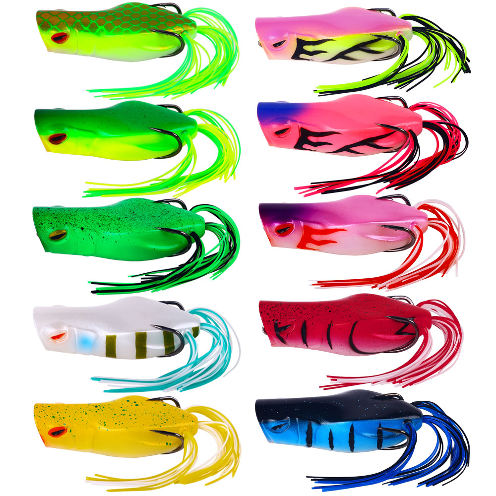 2 3/4in 1/2oz Frog Lure Sillicon Bait