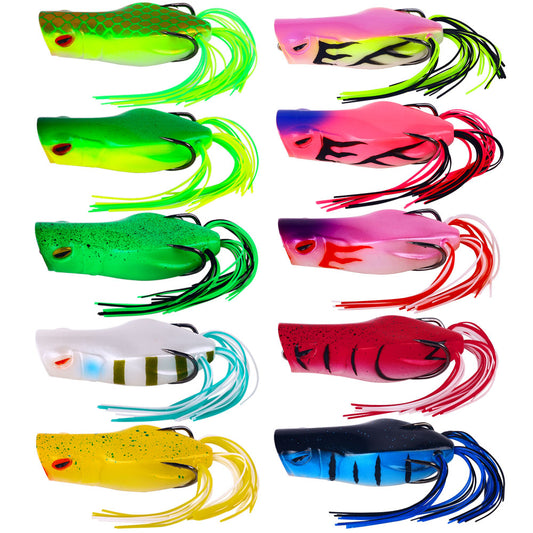 2 3/4in 1/2oz Frog Lure Sillicon Bait