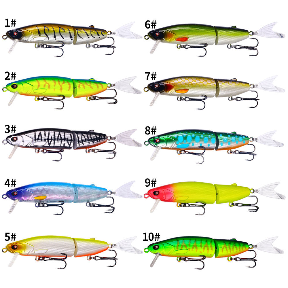 4.72 inch 0.55oz Jointed Swimbait 2 Sections