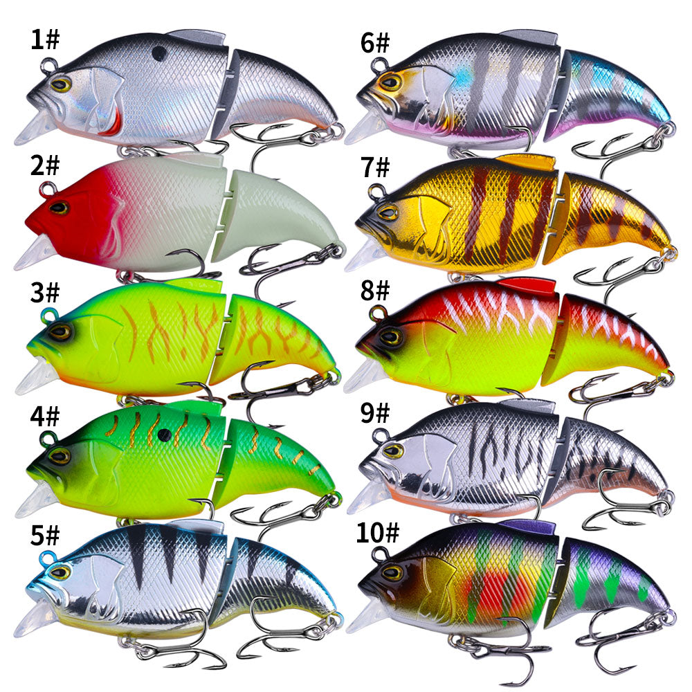 75mm 12g Jointed Fishing Swim Baits