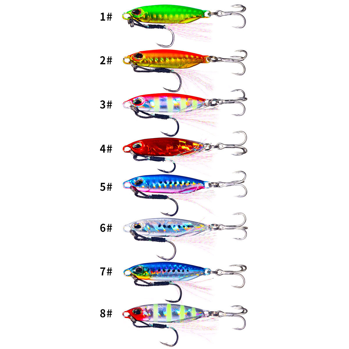 16G 32G Slow Sinking Lead Jigging Lure
