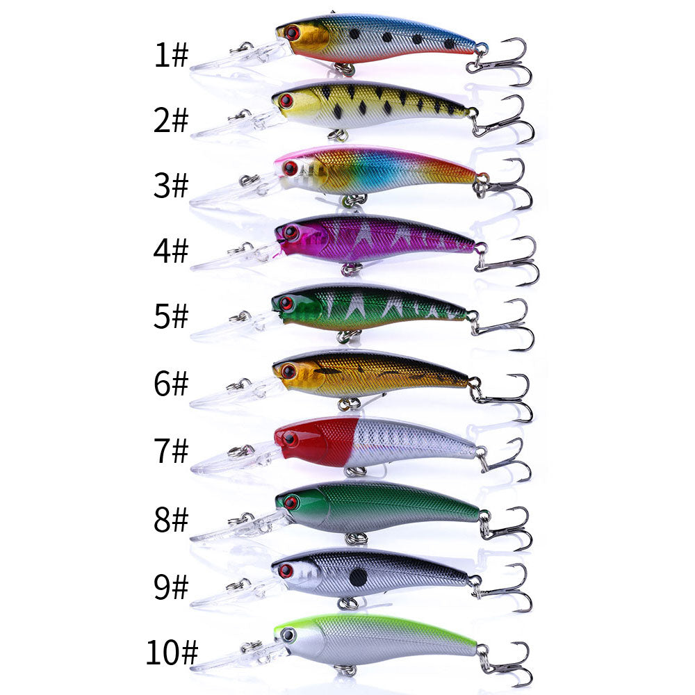 9CM 8G Diving Minnow Lure Bait