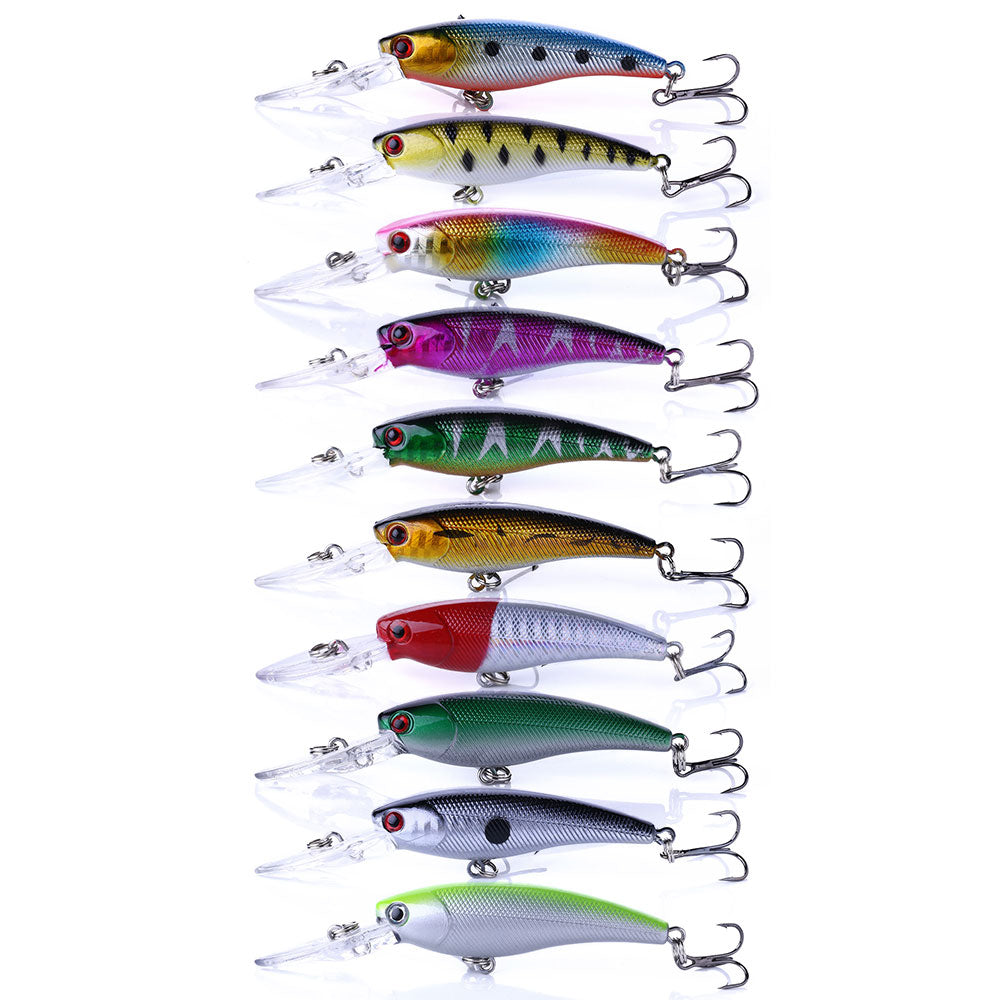 9CM 8G Diving Minnow Lure Bait