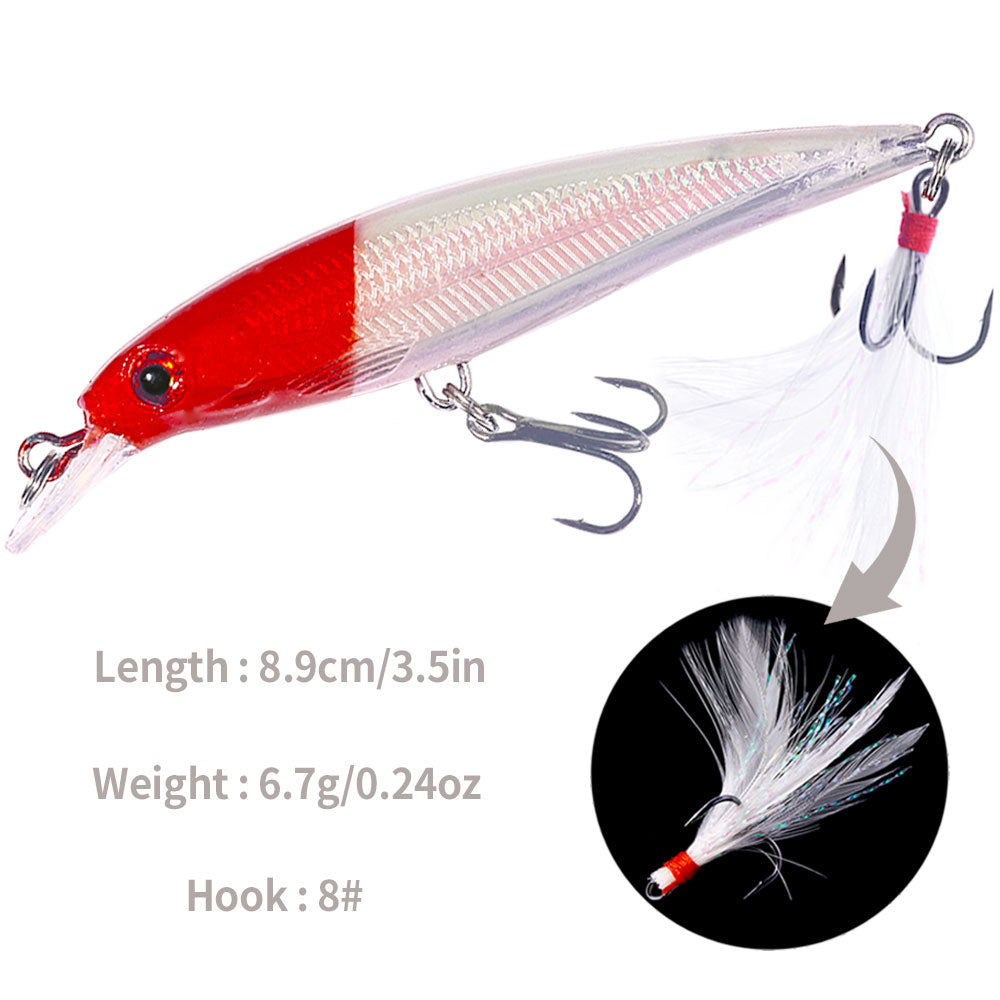 9CM 8G Minnow Lure Bait