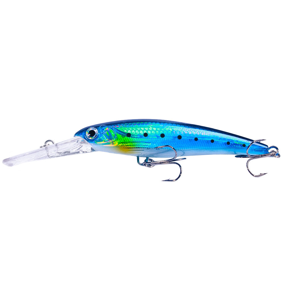 17CM 30G Wide Lip Deep Diving Minnow Lure