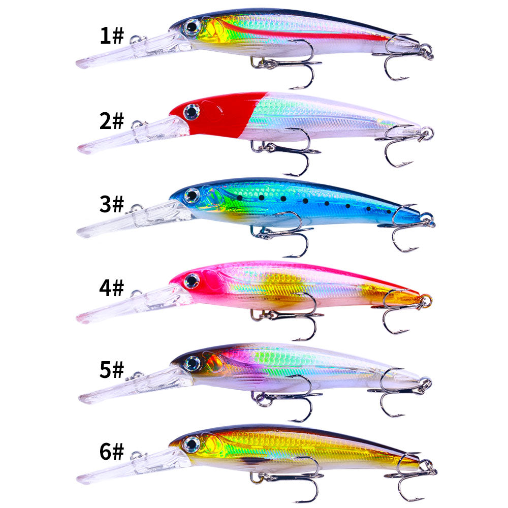 17CM 30G Wide Lip Deep Diving Minnow Lure