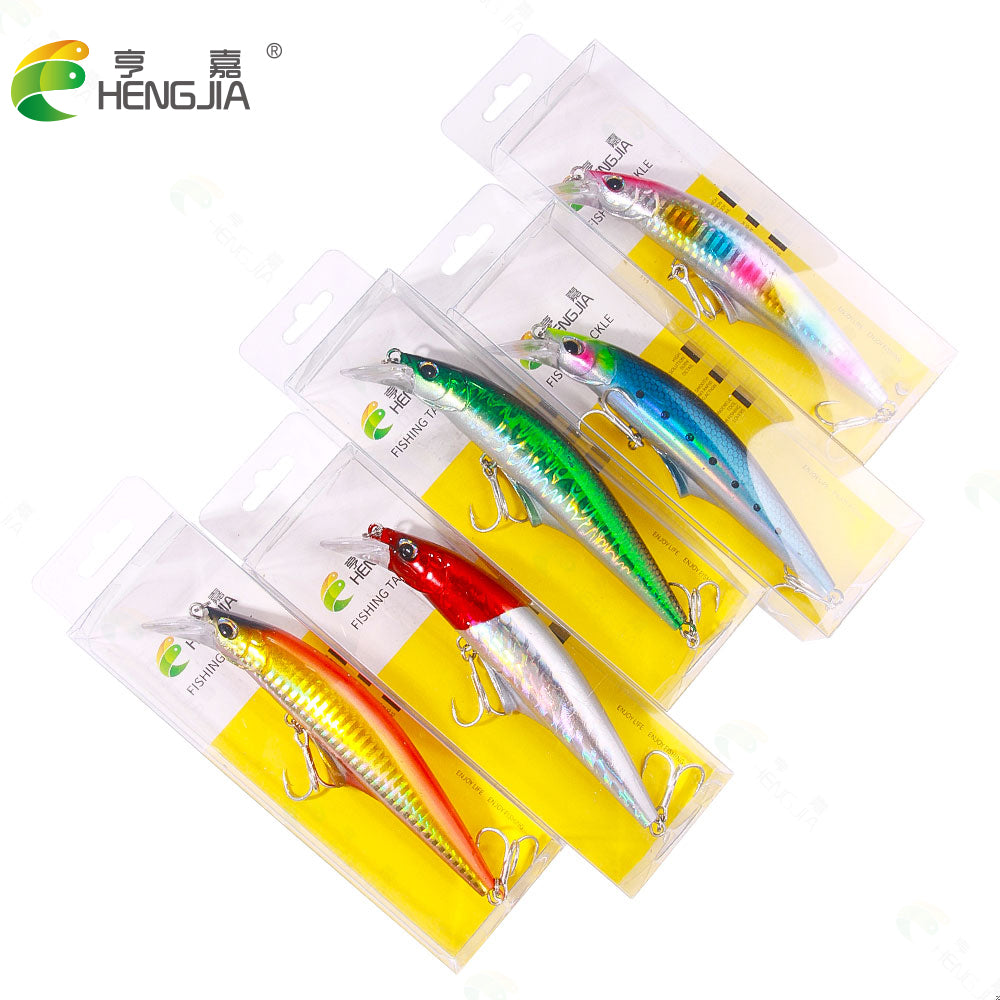 HENGJIA 139mmM 44.6g Hard Minnow Bait Sinking Large Hard Bait for Bass Trout Walleye Redfish