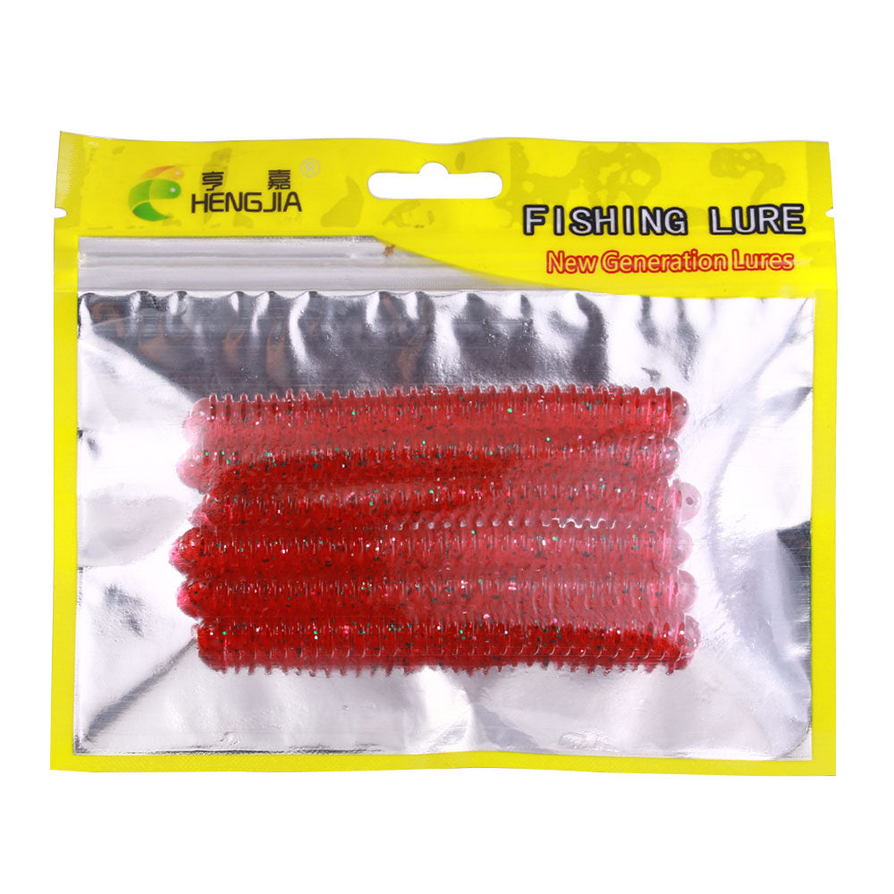10.5CM 5.6G Worms Soft Lure 6pcs/Bag