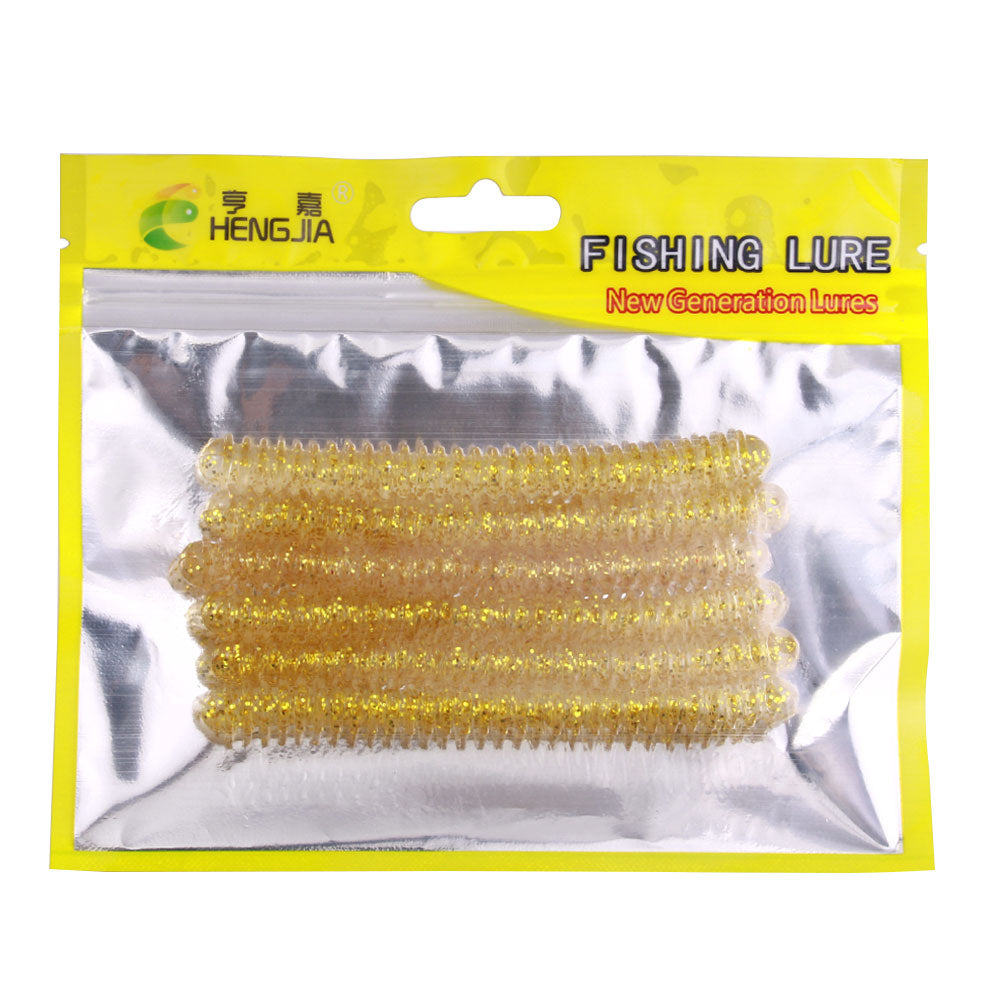 10.5CM 5.6G Worms Soft Lure 6pcs/Bag