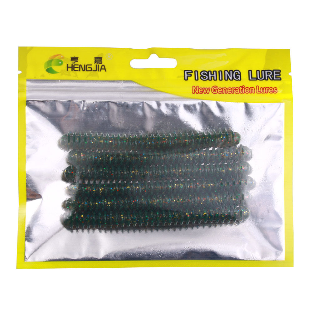 10.5CM 5.6G Worms Soft Lure 6pcs/Bag