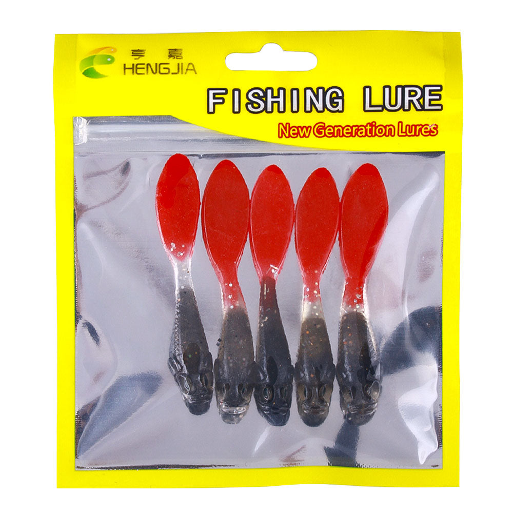 7cm 2.2g Soft Lures Silicone Bait, 5pcs/bag