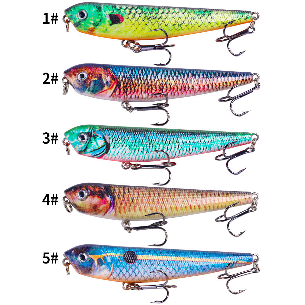 9CM 9.6G 3D Printing Pencil Popper Lure