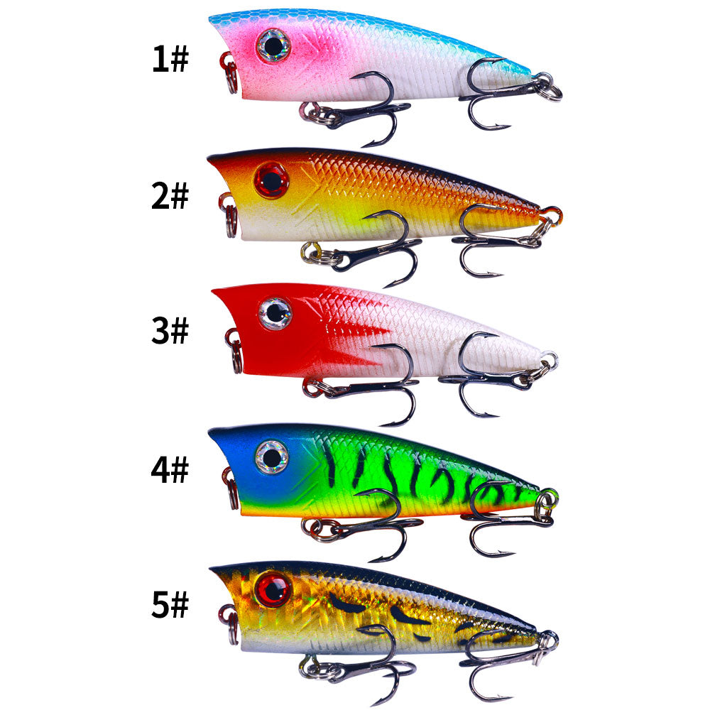 6cm 6.3g Topwater Popper Lure Bait