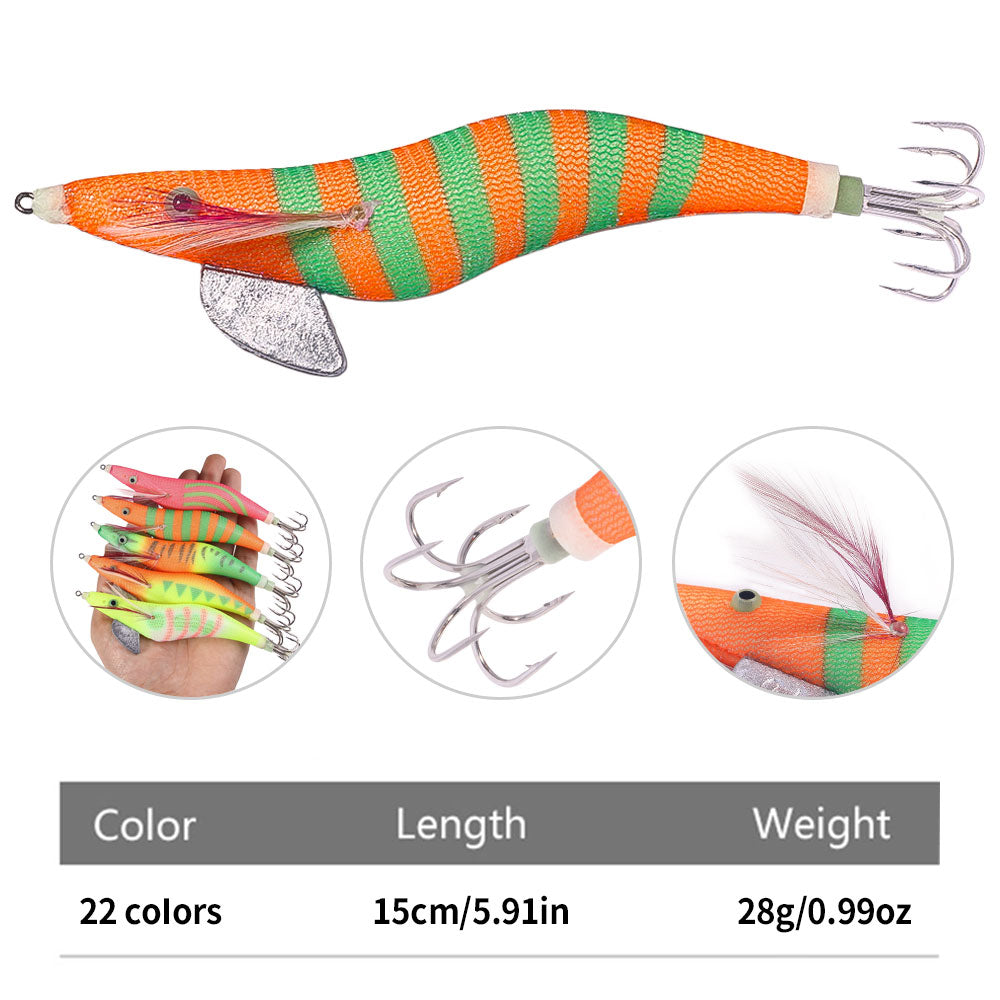 15CM 28G Luminous Squid Jig