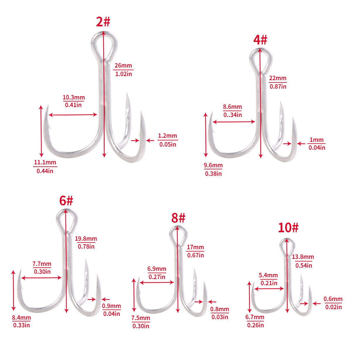 biodegradable fishing hook HENGJIA Treble Fishing Hook for Fresh Water Salt Water – Hengjia fishing gear