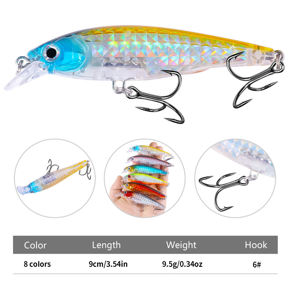 HENGJIA 9CM 10G Minnow Lure
