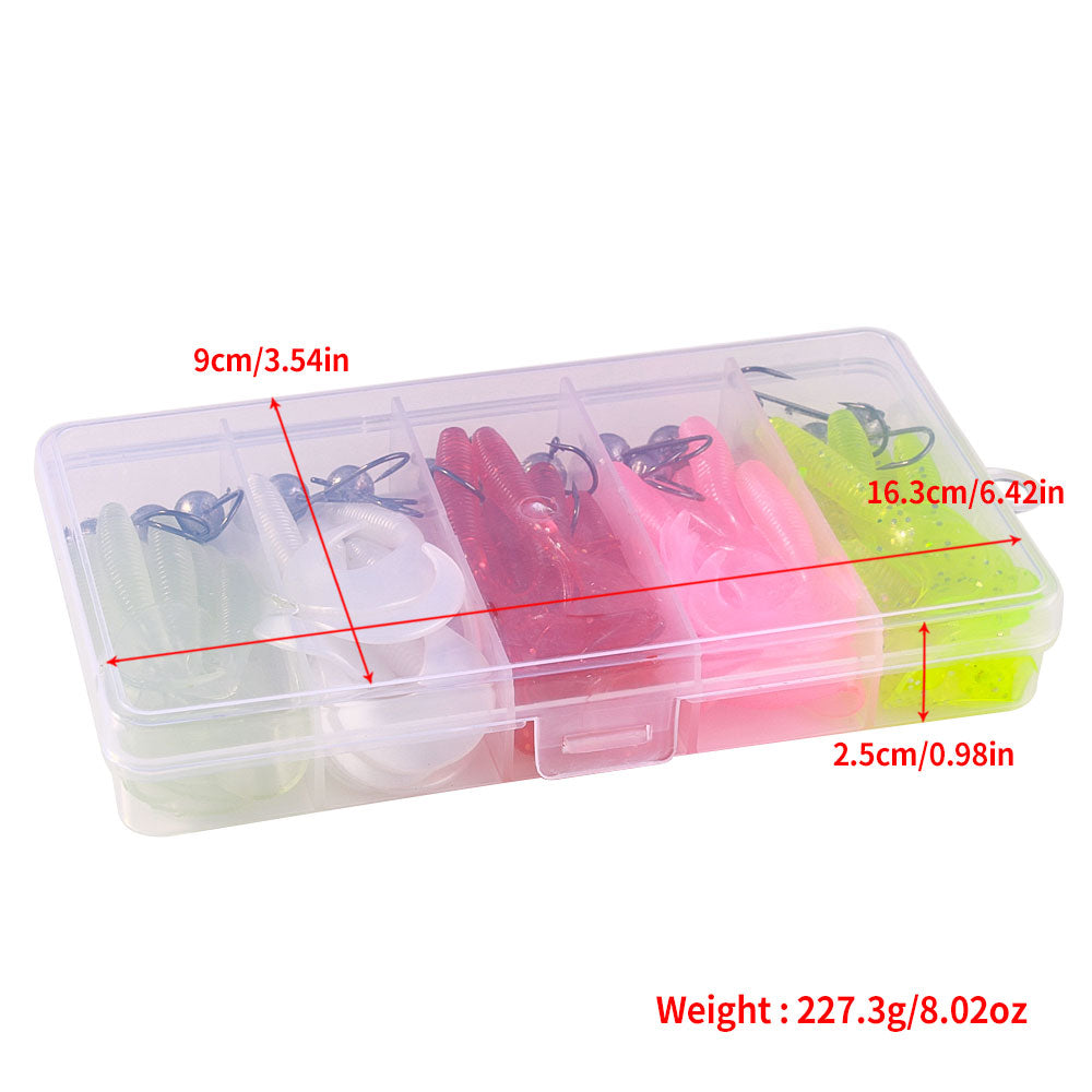 65pcs Soft Lure Set
