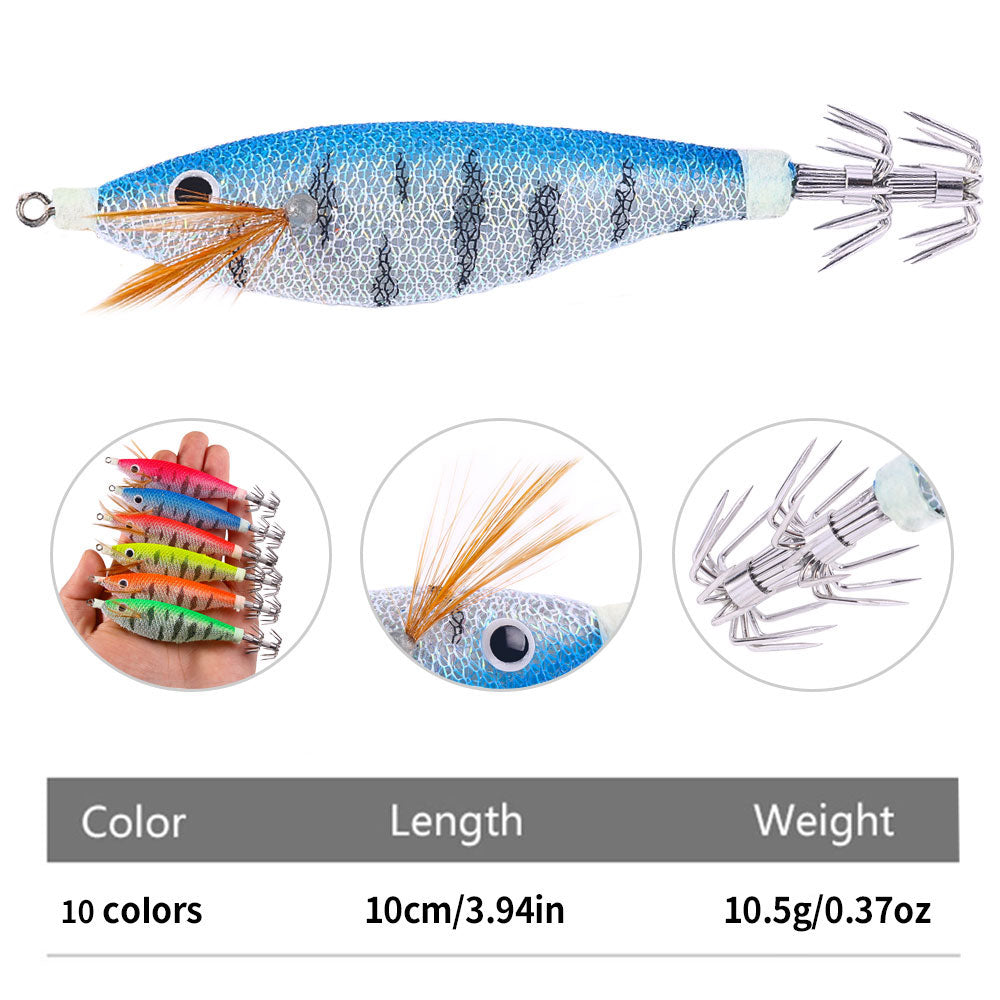 10CM-10.5G Luminous Squid Jig
